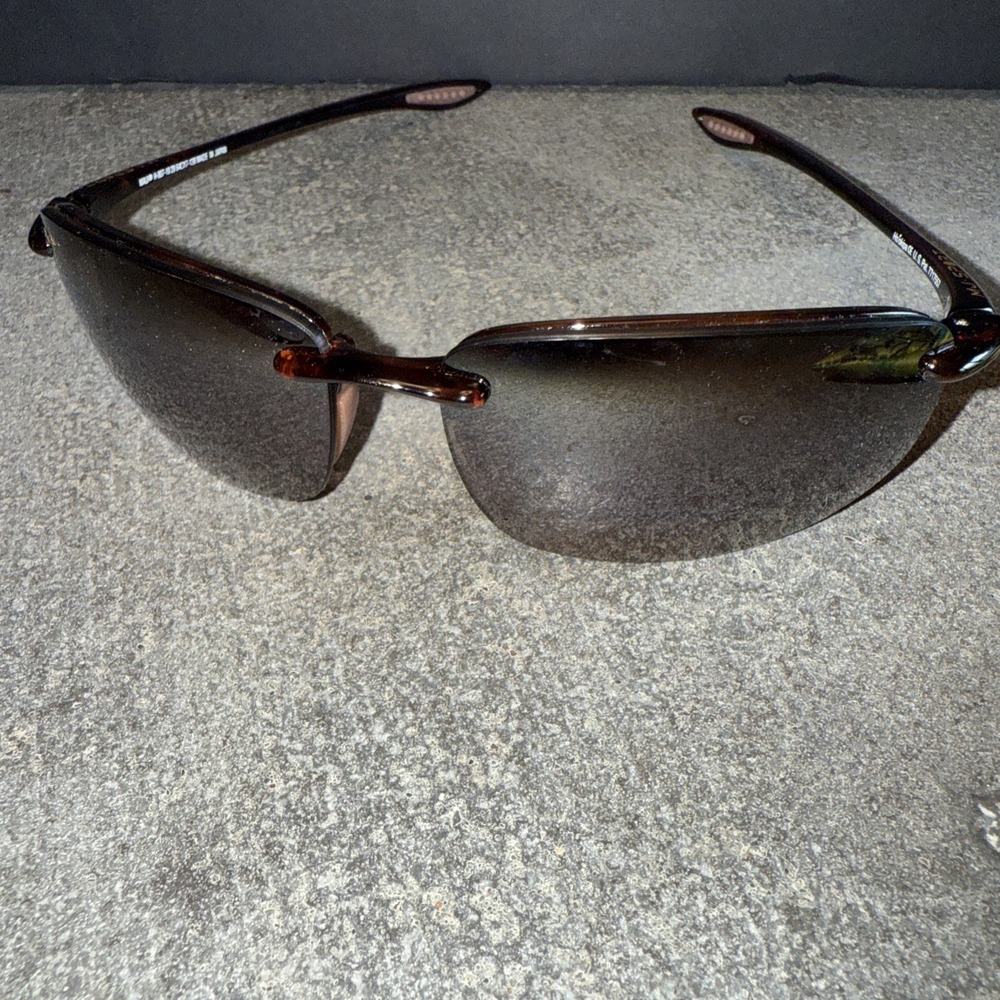 Maui Jim Sport Sunglasses Ho'Okipa Black Wrap Frames with Black Lenses Bifocal